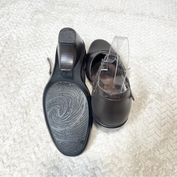 Dansko Women's Roxy Brown Leather Mary Jane‎ Ankle Strap Size 38 - Picture 9 of 10